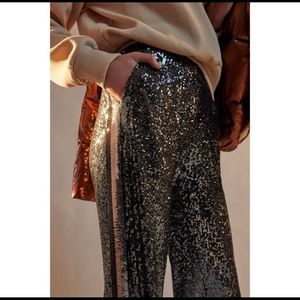 NWT In Ernest by Byron Lars Tatiana Sequined Jogger